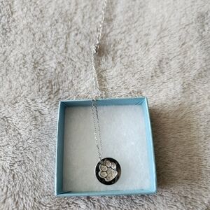 Touchstone Crystal Light Blue Jewelry Box with Logo